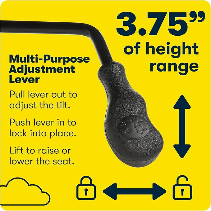 Serta® Hannah Executive Home Office Desk Chair, Ergonomic Mid-Back with Lumbar Support, Firm Seat Cushion, Layered Body Pillows, Padded Armrests, Swivel Base, Easy Assembly, Bonded Leather, Brown