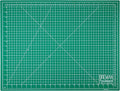 Breman Precision 18x24 Inch Self Healing Cutting Mat – 2-Sided 5-Ply PVC Green/Black Cutting Mats for Crafts, Sewing, Quilting & DIY Projects with Durable Non-Slip Surface & Precise Grid Lines