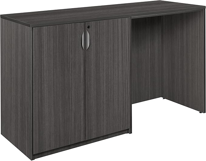Regency Legacy Stand Up Side to Side Storage Cabinet/Desk- Ash Grey