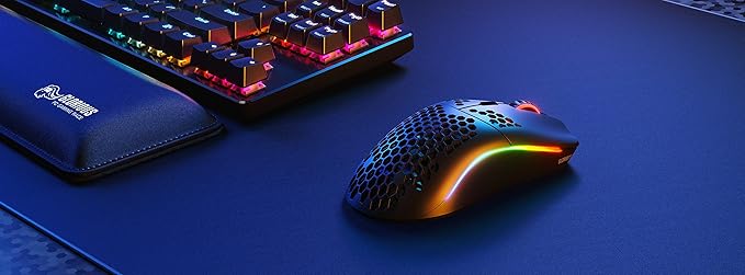 Glorious Gaming Model O Wireless Gaming Mouse - Superlight, 69g Honeycomb Design, RGB, Ambidextrous, Lag Free 2.4GHz Wireless, Up to 71 Hours Battery - Matte Black (Renewed)