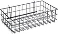 RightArrange Pegboard Basket Size XL, Black - Hooks to Any Peg Board - Square Style Wire Shelf Baskets - Organize Tools, Workbench, Accessories, Garage Storage - Wall Organizer Attachments