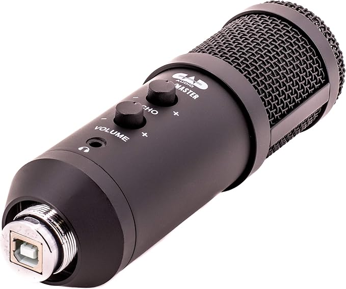 CAD PM1100 PodMaster™ D usb Professional Broadcast / Podcasting Microphone with Dynamic Capsule, supplied with Broadcast Boom Mic Stand
