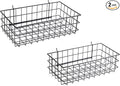 RightArrange Pegboard Basket Set of 2 - XLarge + Large Size Basket, Black - Hooks to Any Peg Board - Organize Tools, Workbench, Accessories, Garage Storage - Wall Organizer Attachments