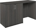 Regency Legacy Stand Up Side to Side Storage Cabinet/Desk- Ash Grey