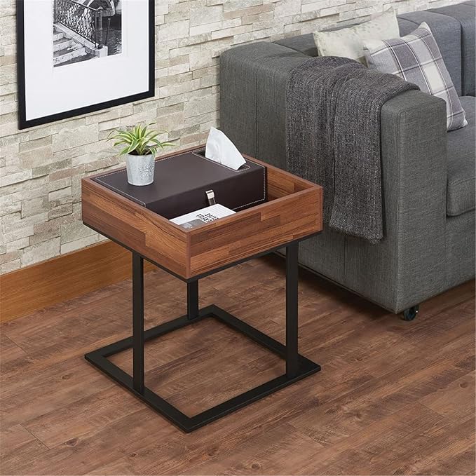 Computer Chair , Home Living Room Furniture Sets,Bookcase Bookshelf Accent Computer Desk, Luxury Coffee Table with Lift Top End Table Side Chairs Furniture for Home Office Living Room ( Color : End Ta