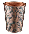 Monarch Abode Hand Hammered Metal Desk Wastebasket – Antique Copper
