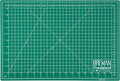 Breman Precision 12x18 Inch Self Healing Cutting Mat – 2-Sided 5-Ply PVC Green/Black Cutting Mats for Crafts, Sewing, Quilting & DIY Projects with Durable Non-Slip Surface & Precise Grid Lines