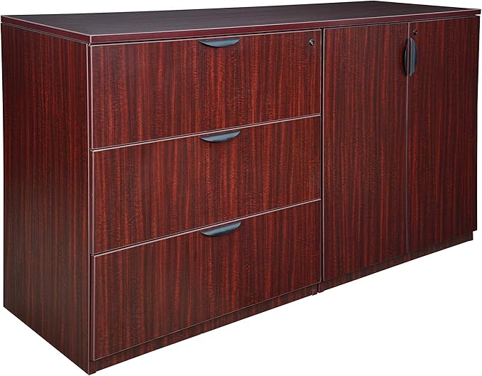 Regency Legacy Stand Up Side to Side Storage Cabinet/Lateral File- Mahogany