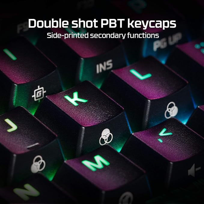 HyperX Alloy Origins 60 - Mechanical Gaming Keyboard - Ultra Compact 60% Form Factor - Tactile Aqua Switch - Double Shot PBT Keycaps - RGB LED Backlit - NGENUITY Software Compatible (Renewed)
