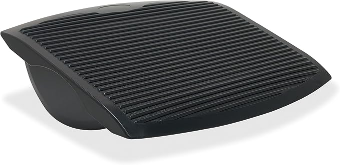 Business Source Rocking Footrest, 17-3/4 by 13-7/8 by 3-Inch, Black