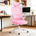 Ergonomic Office Chair - 350LB Comfy Desk Chairs with Adjustable Headrest and Lumbar Back Support, Mesh Computer Chairs with Wheels and Arms for Home Office, Study