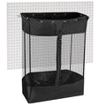 Pegboard Baskets,Pegboard Wall Organizer with Take and Go Design,Extra Large (26*18*11 Inches) Mesh Peg Board Organizer Accessories ,Easy Access Zipper for Home Sport Garage Storage (EXTRA LARGE)