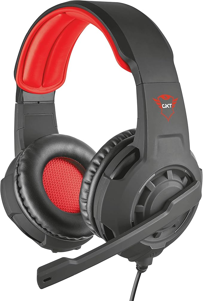 Trust Gaming GXT 310 Wired Stereo Headset - Over-the-head - Circumaural - Black - 36 Ohm - 20 Hz