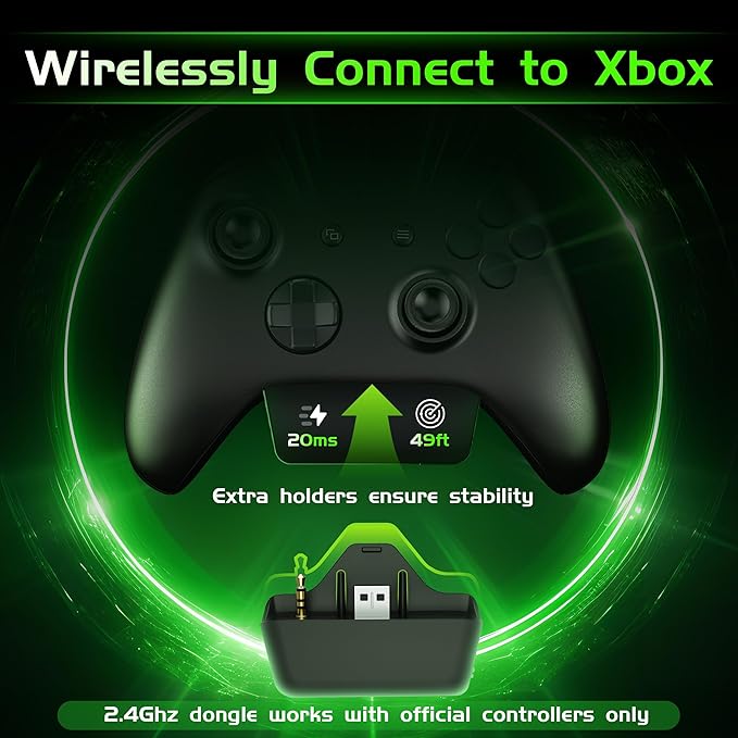 Gvyugke Wireless Gaming Headset for Xbox Series X/S, Xbox One, PS5, PC, Mac, Bluetooth 6.0 Gaming Headphones with Flip-to-Mute Noise-Canceling Mic, Foldable, 3D Surround Sound, 45H Battery - Black