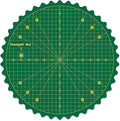 Omnigrid 360 Rotating Self-Healing Cutting Mat, 14 Inch Precision Fabric Cutting Mat with Durable Surface for Quilting, Sewing & Crafts