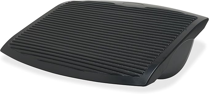 Business Source Rocking Footrest, 17-3/4 by 13-7/8 by 3-Inch, Black