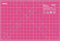 OLFA 12" x 18" Self Healing Rotary Cutting Mat (RM-CG/PIK) - Double Sided 12x18 Inch Cutting Mat with Grid for Fabric, Sewing, Quilting, & Crafts, Designed for Use with Rotary Cutters (Pink)