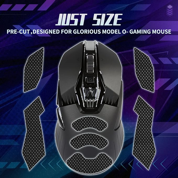 TALONGAMES Grip Tape for Logitech G900 / G903 Gaming Mouse, Black, Anti-Slip, Palm Sweat Absorption, Easy to Apply