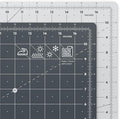 Arteza Self Healing Rotary Cutting Mat, 12"x18" with Grid & Non Slip Surface for Fabric, Paper, Vinyl, Plastic, Eco Friendly, Durable & Flexible, Great for Crafts, Quilting, Sewing, Scrapbooking
