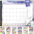 Ospelelf Desk Calendar 2026 Large 22"x17" Monthly Family Planner Pad with Protective Cover 18 Months Use From Now to December 2026 Diversified