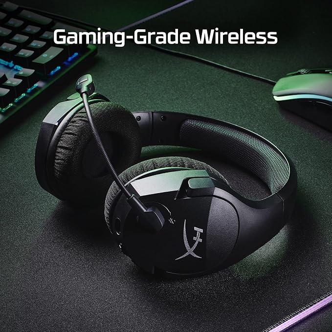 HyperX Cloud Stinger Core – Wireless Lightweight Gaming Headset,DTS Headphone:X Spatial Audio,Noise Cancelling Microphone,for PC,Black,(Pack of 2)