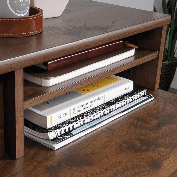 Sauder Clifford Place Organizer Hutch, Grand Walnut finish