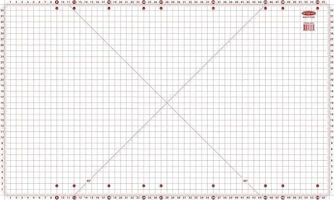 Sullivans USA Cutting Mat with grid (38233), 59 inch by 36 inch, for Sullivans Home Hobby Table