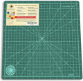 Calibre Art Rotating Self Healing Cutting Mat 14x14 (13" Grid), Perfect for Quilting & Art Projects