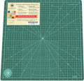 Calibre Art Self Healing Rotating Cutting Mat 18x18 (17" Grid), Perfect for Quilting & Art Projects