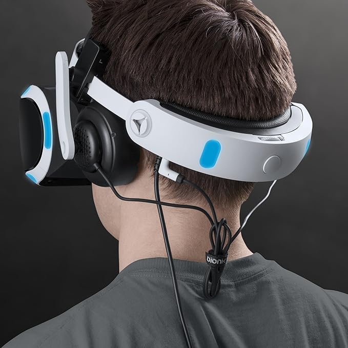 Bionik Over-Ear Pads PSVR - Replacement Pads for Mantis Detachable Headset for PlayStation VR