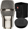 SE ELECTRONICS V7 MC1 Wireless Microphone Capsule - Compatible with Shure Wireless Transmitters - Professional Dynamic Microphone for Singing, Speech & Music Studio Recording (Nickel MP03 Pouch)