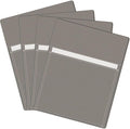 IMAGAME Magnetic Pocket 4 Pack – Self-Adhesive Magnetic Storage Pouch for Documents, Notes & Tools, Strong Magnet Backing for Fridge, Whiteboards, and Metal Surfaces (Gray 4Pcs)