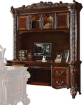 Acme Furniture Vendome Wood Computer Desk and Hutch Set in Cherry