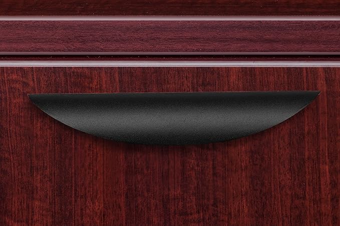 Regency Legacy Stand Up 2 Storage Cabinet/ 2 Lateral File Quad with Bookcase End- Mahogany