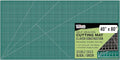 U.S. Art Supply 40" x 80" Self-Healing Cutting Mat 5-Ply - Double-Sided Green/Black Craft Mat, Non-Slip Cutting Mats for Crafts, Sewing, Quilting, Scrapbooking