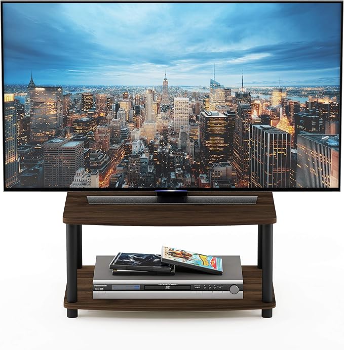 Furinno Wire 6-Tier Industrial Style Metal Frame Bookcase, Display Shelf, 16 Wide, Finn Oak